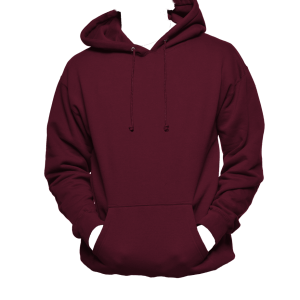 Kids Burgundy Hoodie